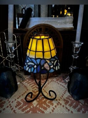 Tiffany Style Stain Glass Lamp ✨